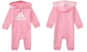adidas Baby Girls Hooded Coverall